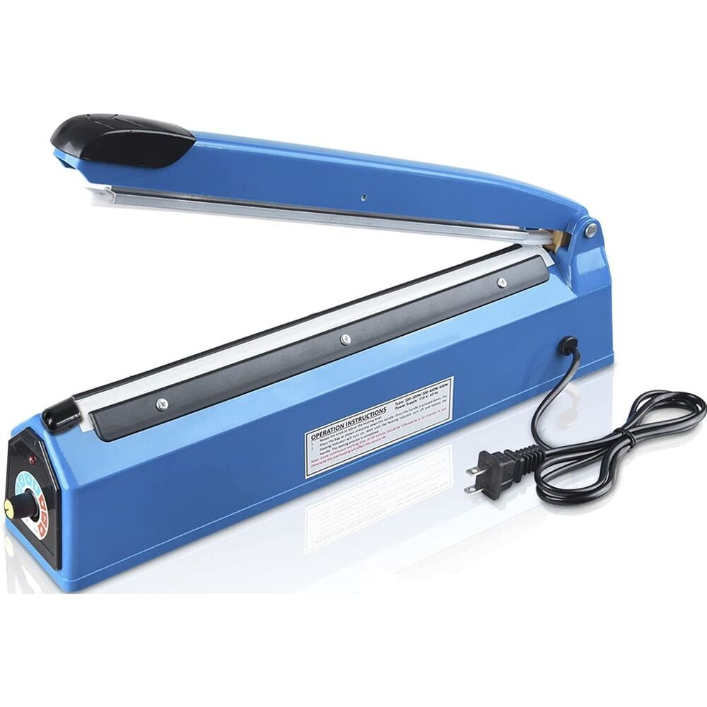 Poly Bag Heat Sealer, Sealing Machine for Plastic Bags (8 inch)